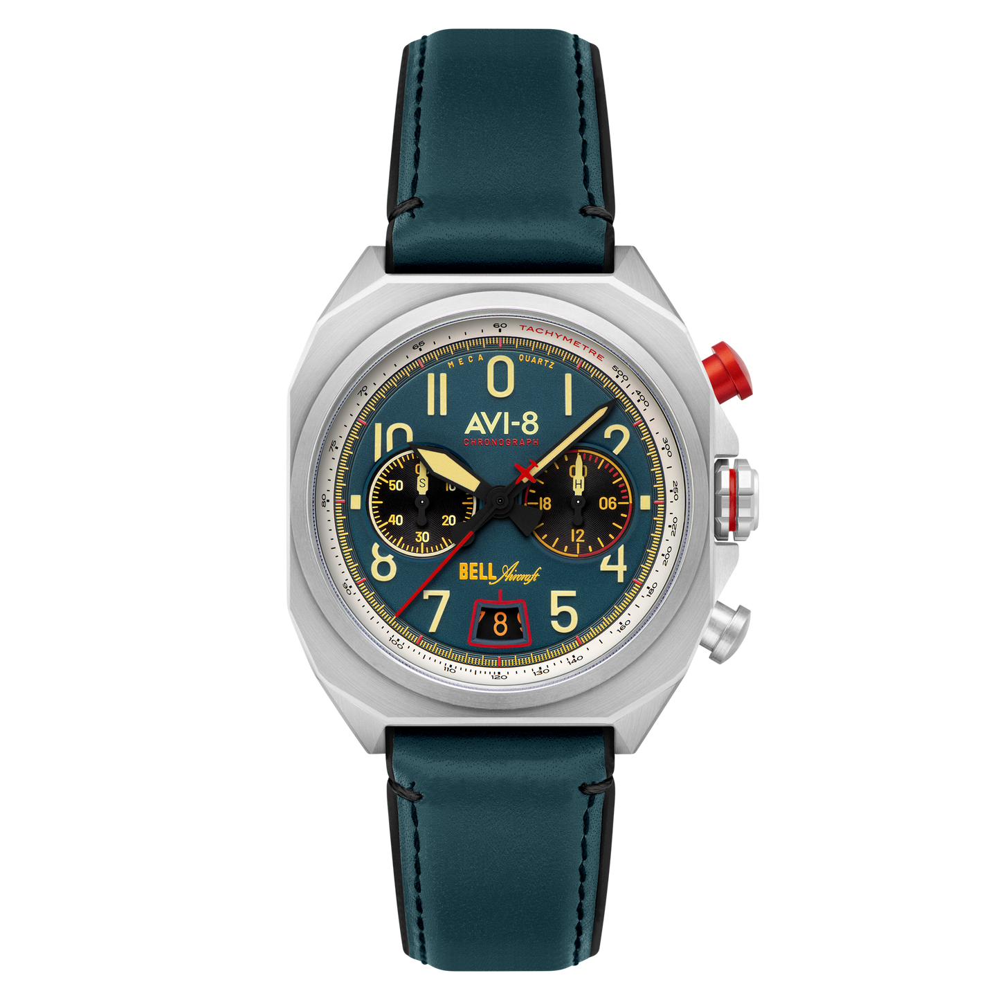 AVI-8 Bell X-1 Machbuster Chronograph Aviation Blue
