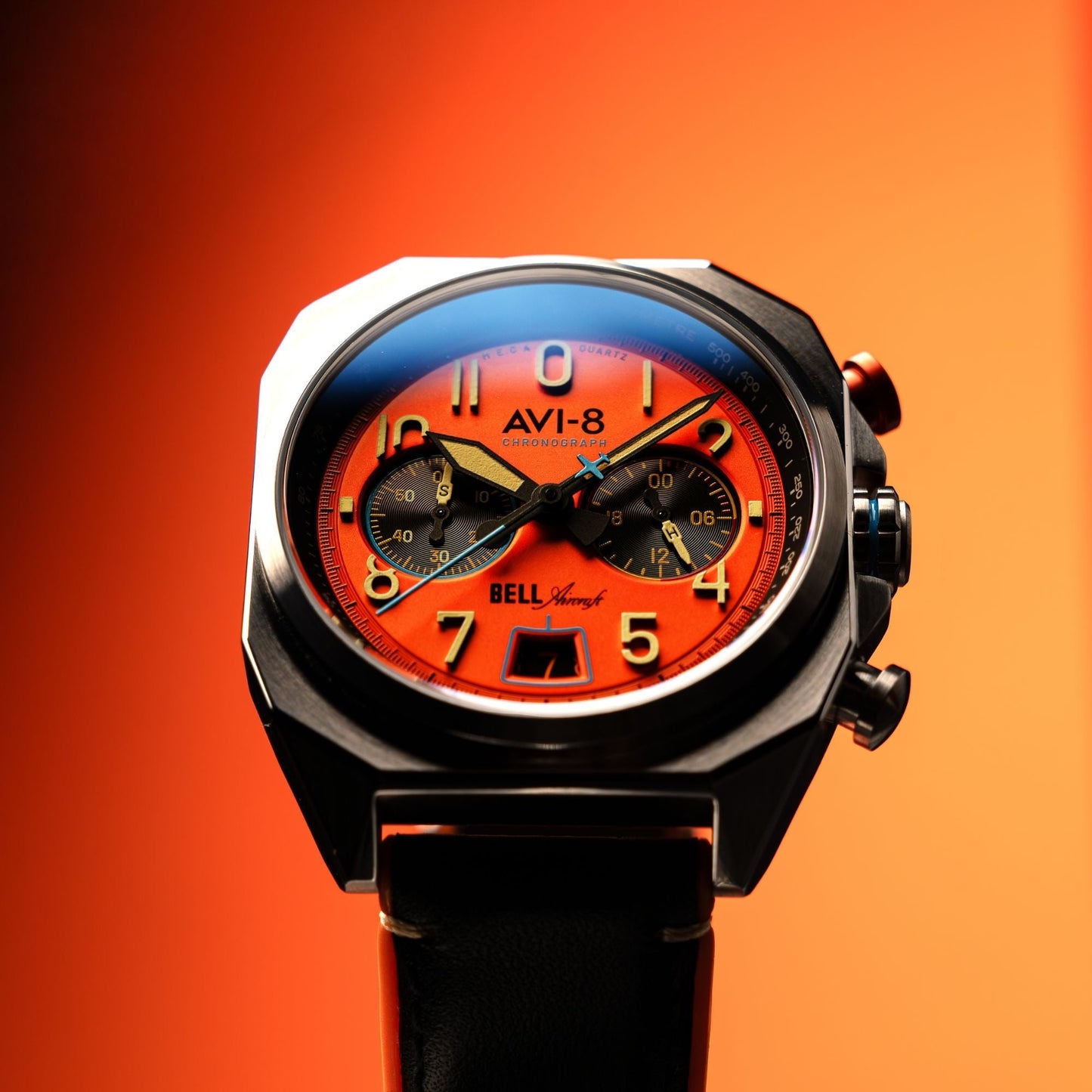 AVI-8 Bell X-1 Machbuster Chronograph Rusty Orange