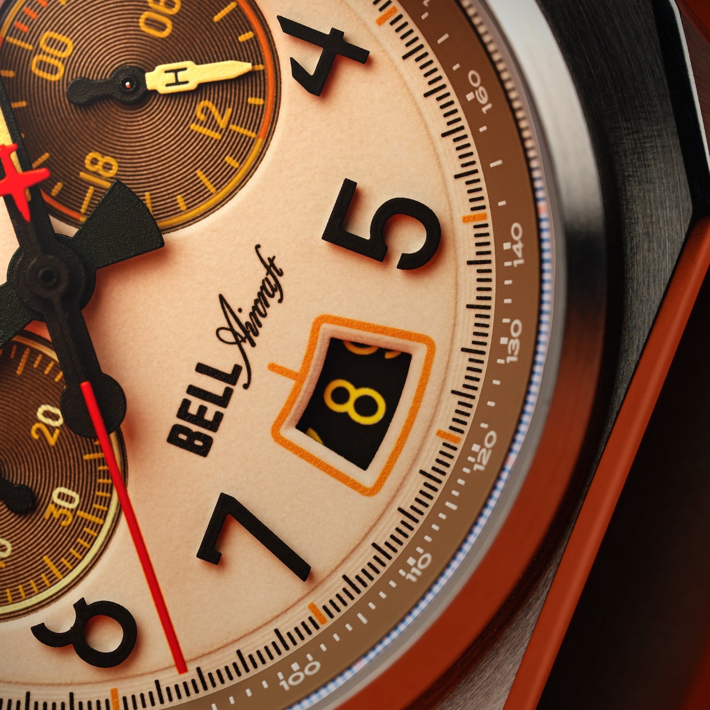AVI-8 Bell X-1 Machbuster Chronograph Camel Brown