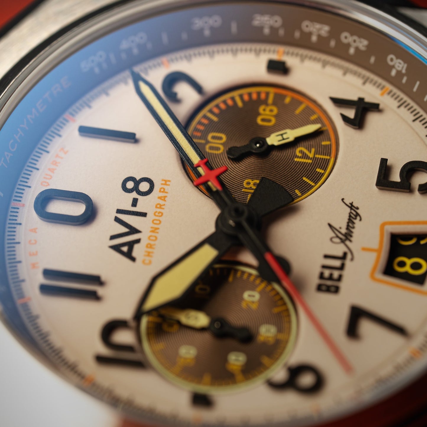 AVI-8 Bell X-1 Machbuster Chronograph Camel Brown