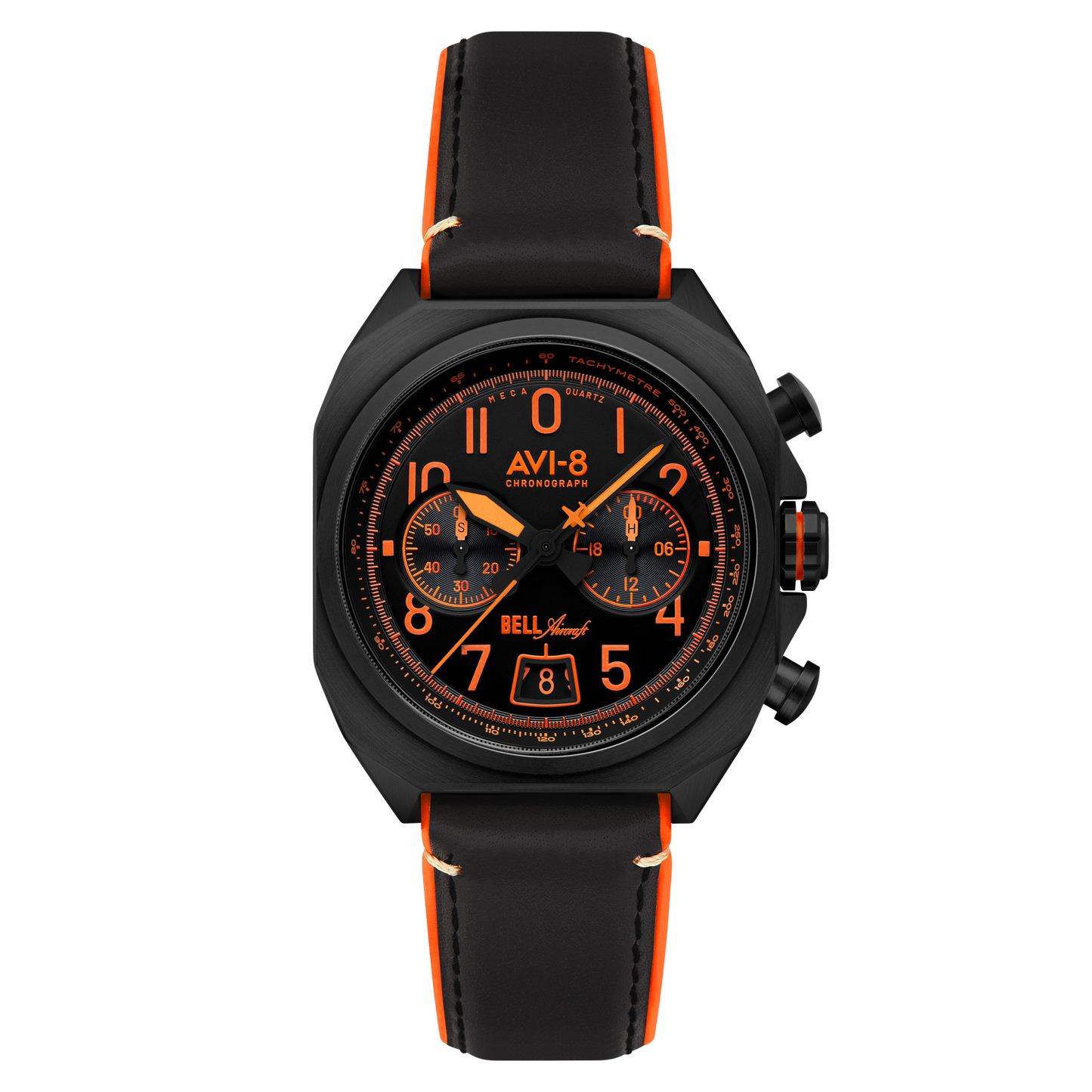 AVI-8 Bell X-1 Machbuster Chronograph Super Sonic Black