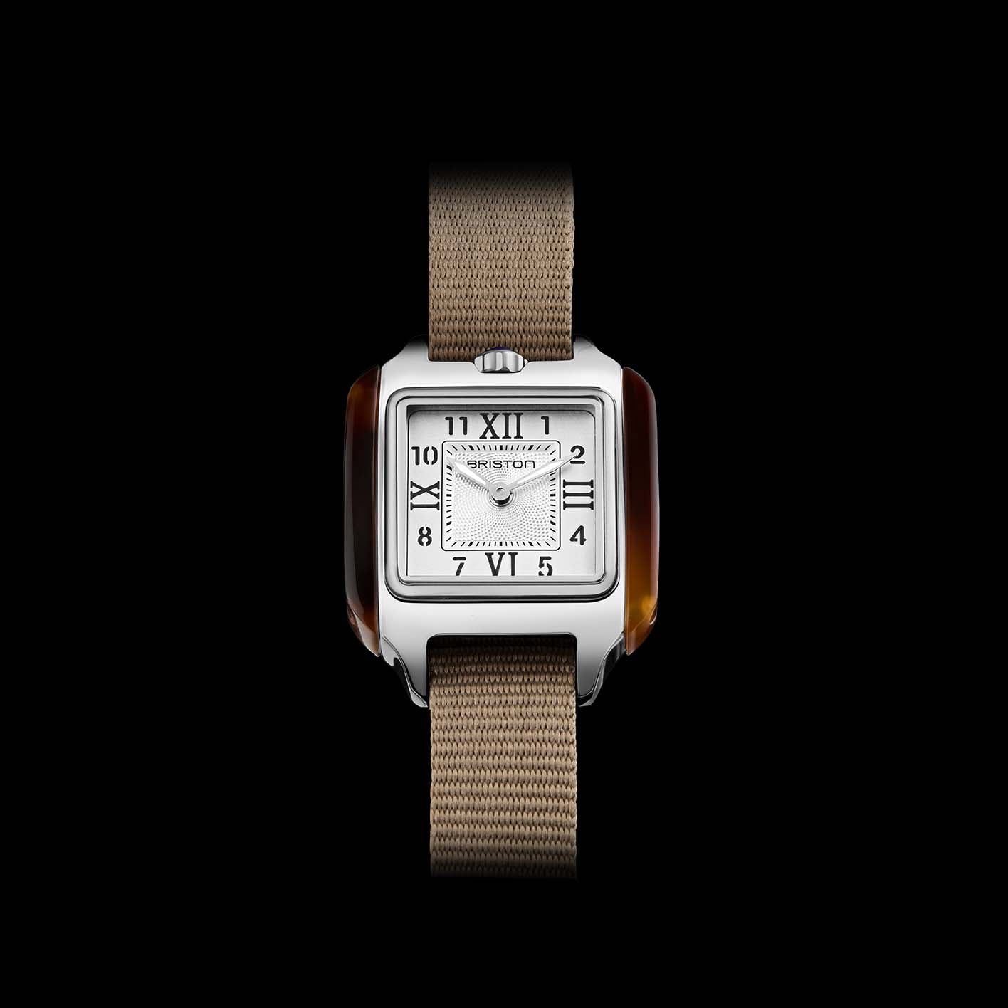 Briston Streamliner Kennedy HM 30 SS Tortoise Acetate White