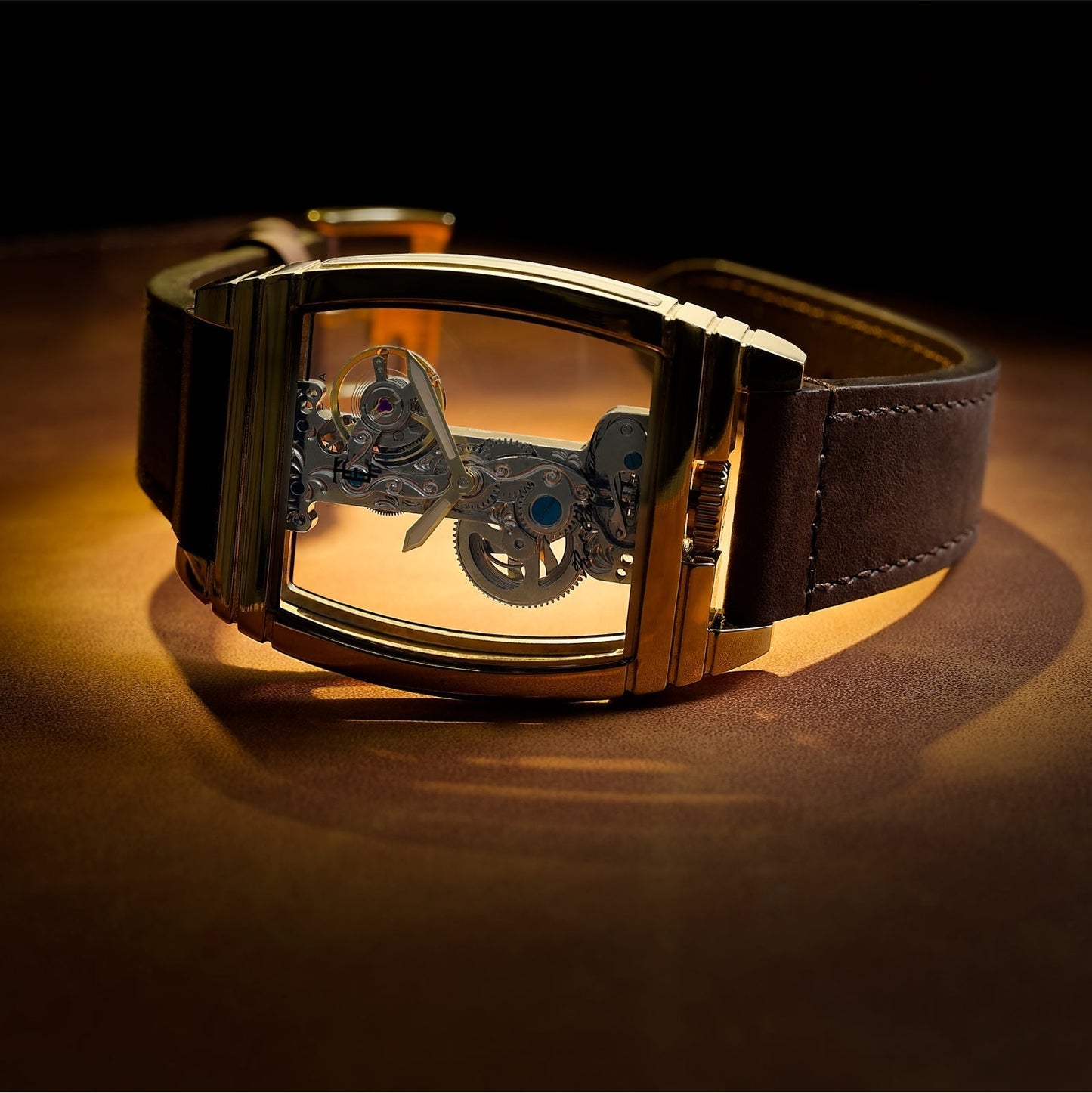Thomas Earnshaw Discovery Wolver Bridge Mechanical Golden Brown
