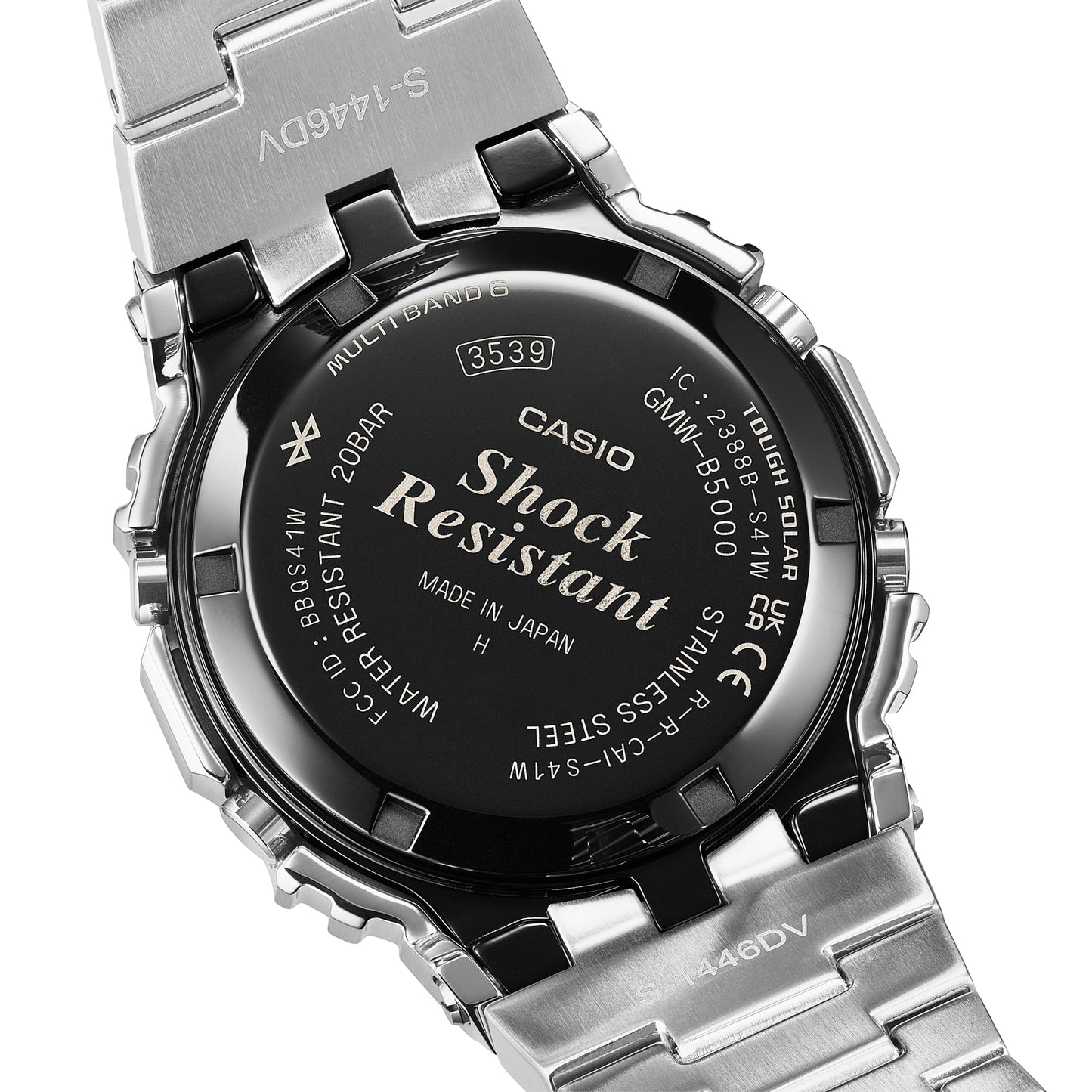 G-Shock GMWB5000 Full Metal Digital Black Red Silver