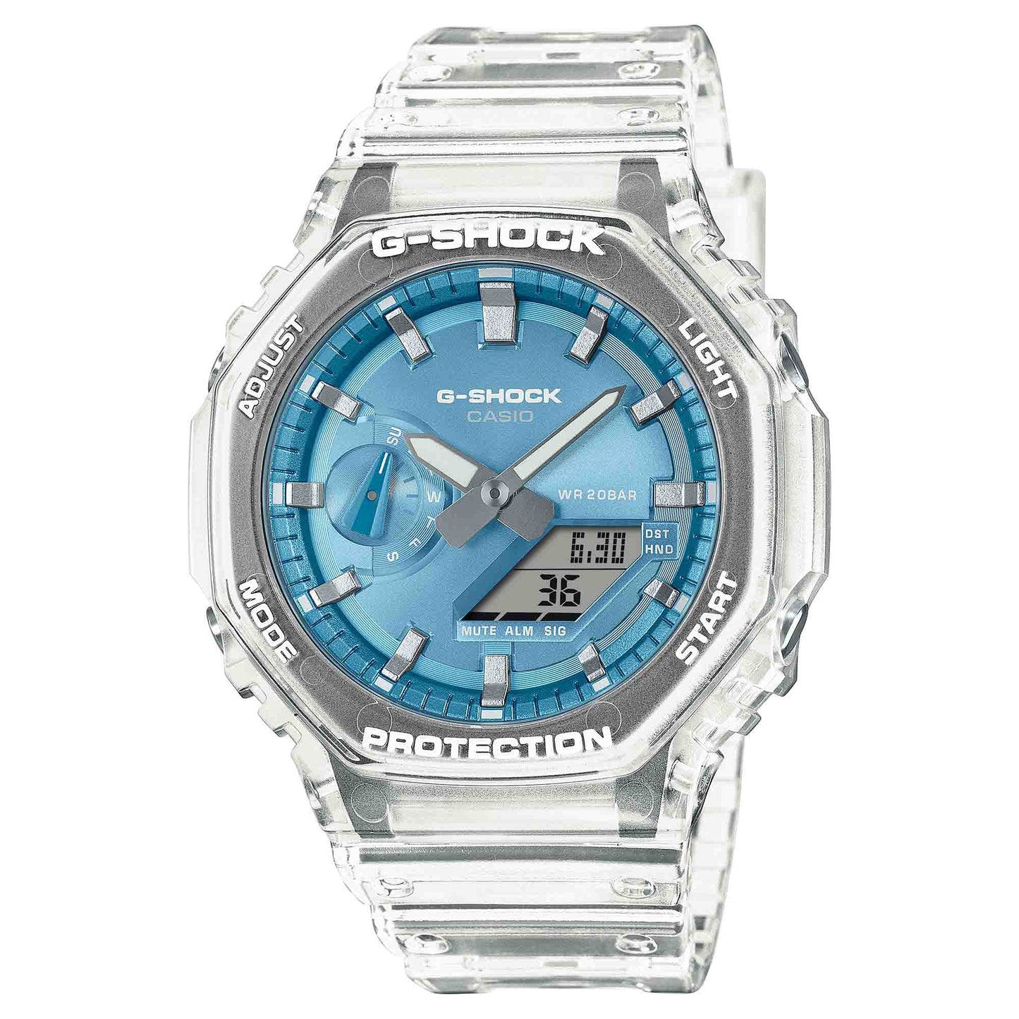 G-Shock GA2100 Ana-Digi Bright Metallic Blue