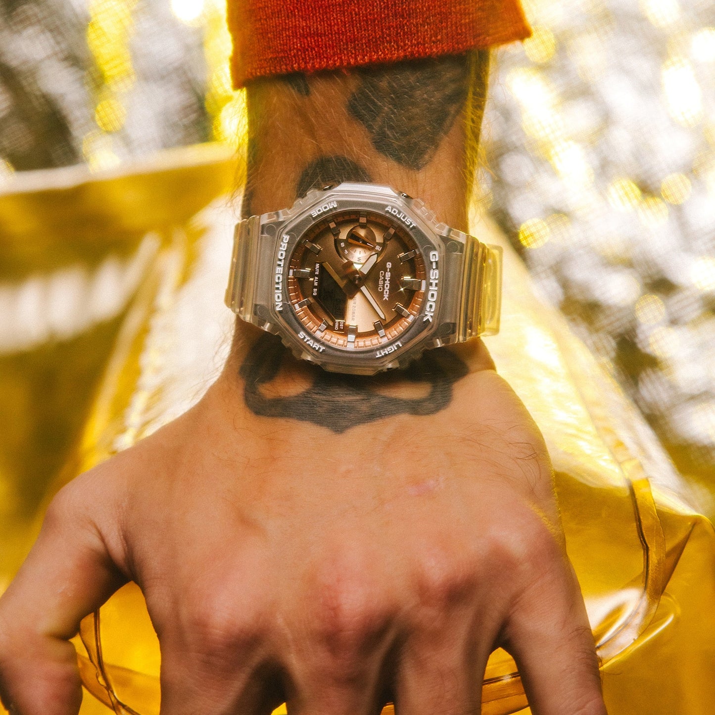 G-Shock GA2100 Ana-Digi Bright Metallic Gold