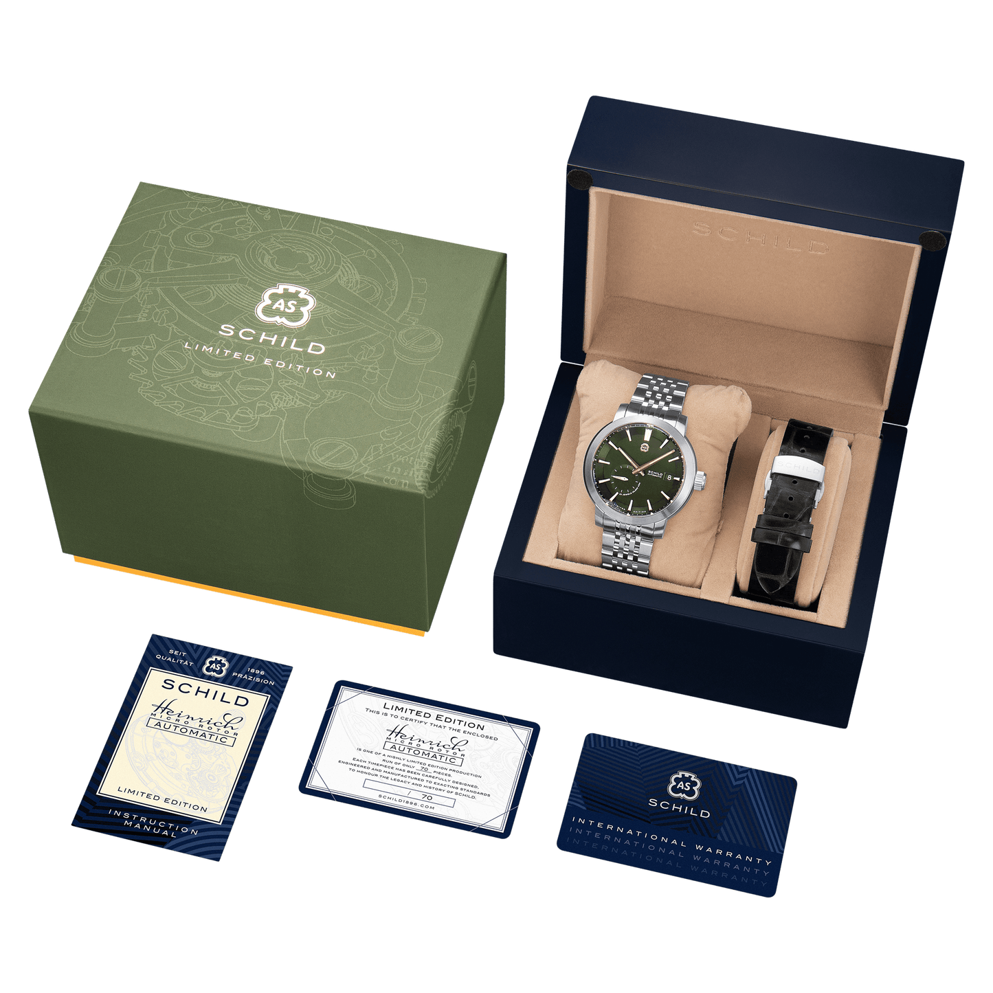Schild Heinrich Micro Rotor Automatic Limited Edition Winter Green