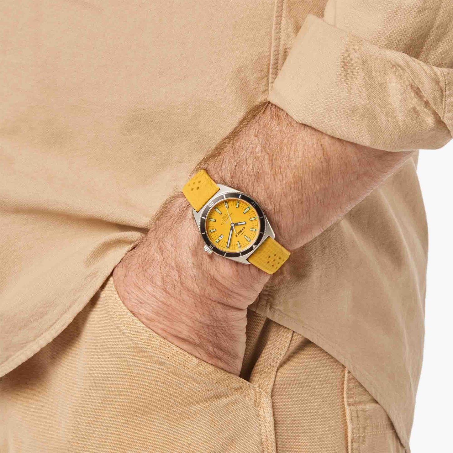 Shinola Duck 1040 40mm Canary