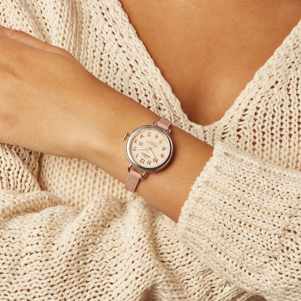 Shinola The Birdy 34mm Blush