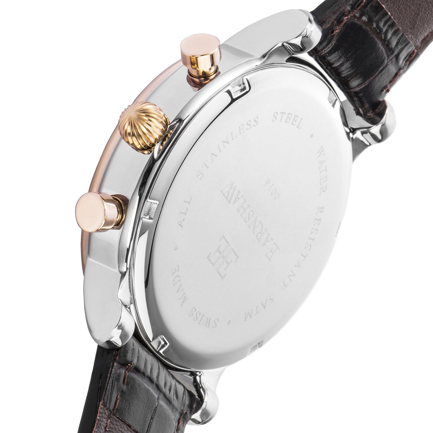 Thomas Earnshaw Longcase 43 Swiss Quartz Chronograph Black Gold