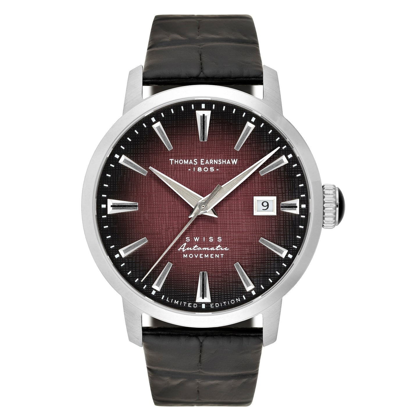 Thomas Earnshaw Nobility Echelon Swiss Automatic Limited Edition Chianti Red