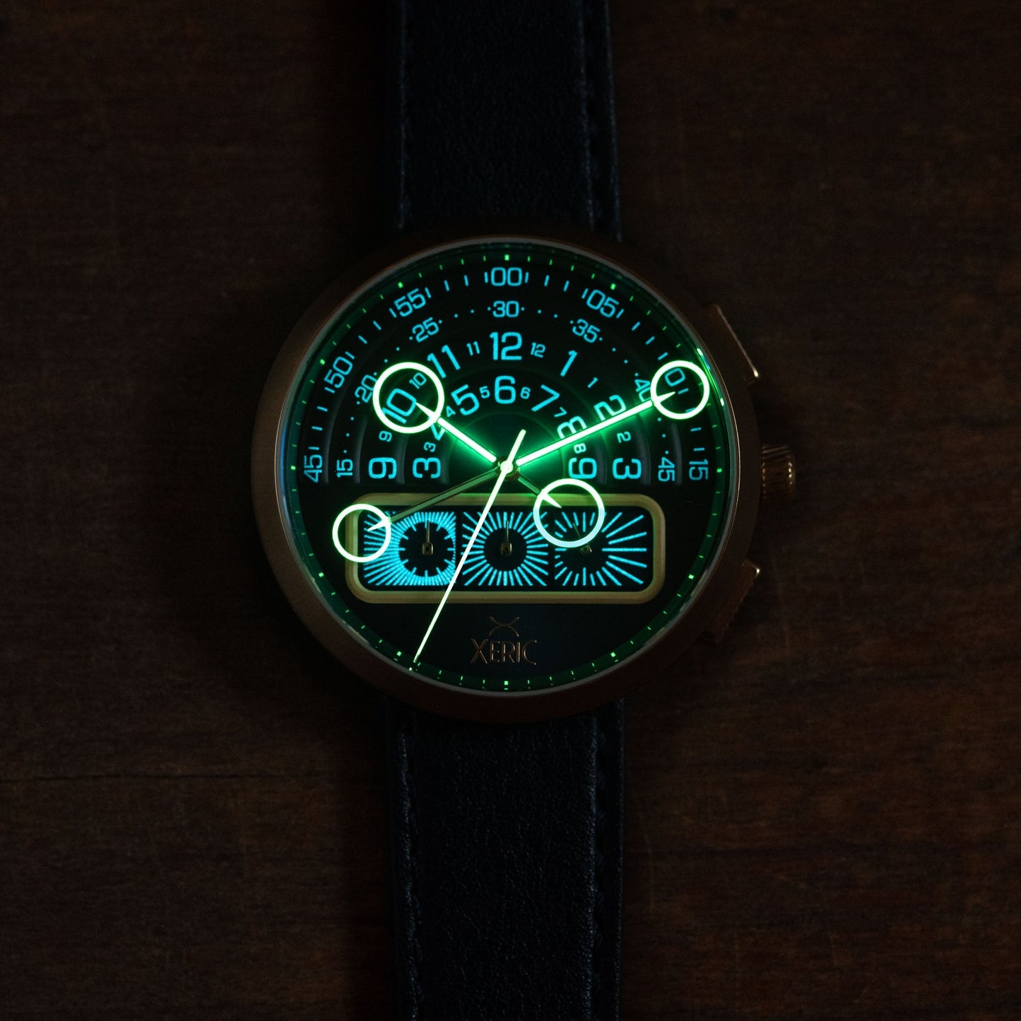 Xeric Halograph II Chrono Rose Gold Indigo