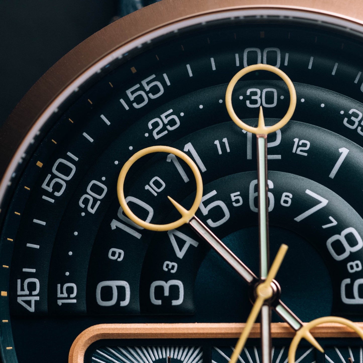 Xeric Halograph II Chrono Rose Gold Indigo