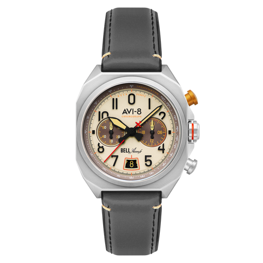 AVI-8 Bell X-1 Machbuster Chronograph Camel Brown