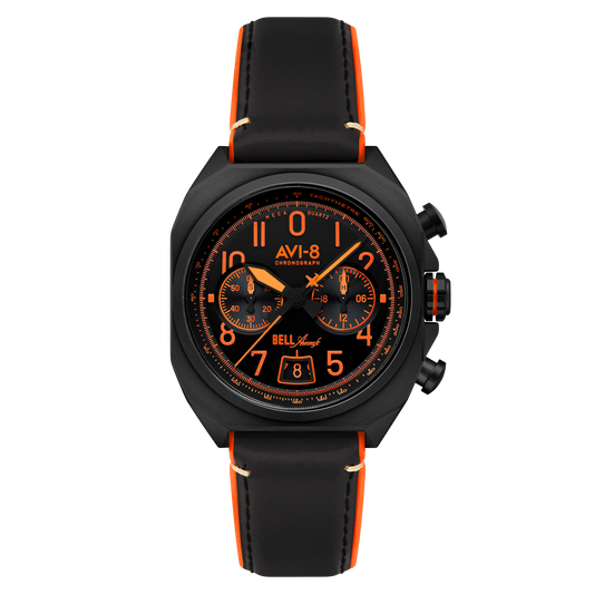AVI-8 Bell X-1 Machbuster Chronograph Super Sonic Black