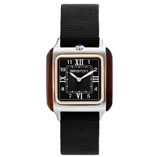Briston Streamliner Kennedy HM 30 Rose Gold Tortoise Acetate Black