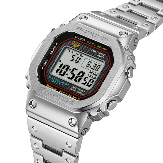 G-Shock GMWB5000 Full Metal Digital Black Red Silver
