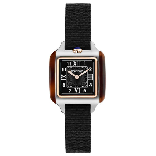 Briston Streamliner Kennedy HM 25 Rose Gold Tortoise Acetate Black