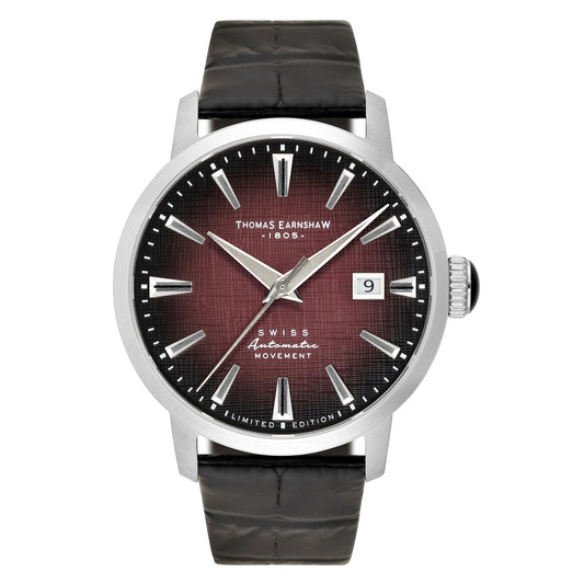 Thomas Earnshaw Nobility Echelon Swiss Automatic Limited Edition Chianti Red