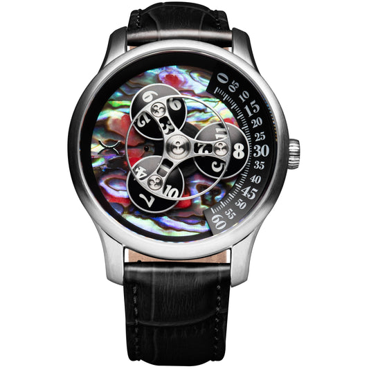 Xeric Triptych Automatic Wandering Hour Stone Edition Red Abalone